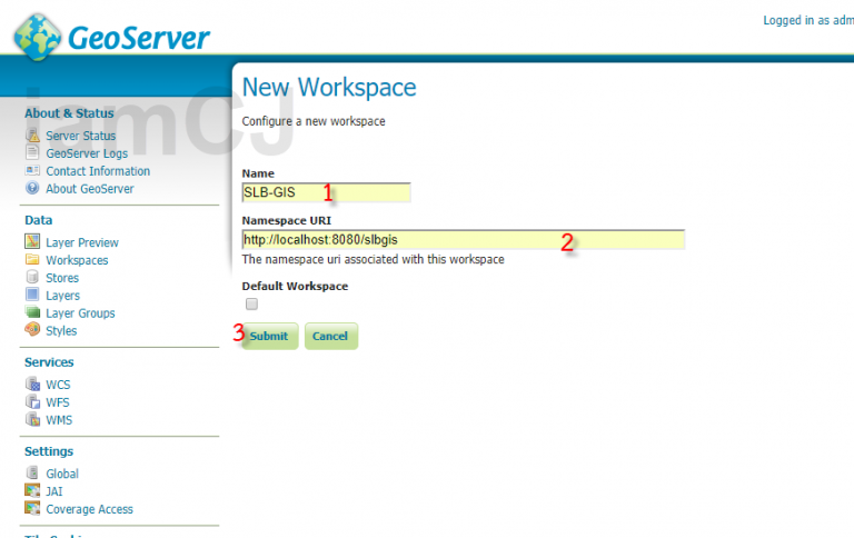 การสร้าง Web Map Service (WMS) บน Geoserver – CoP PSU IT Blog