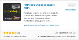 PHP Code snippets