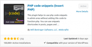 PHP Code snippets