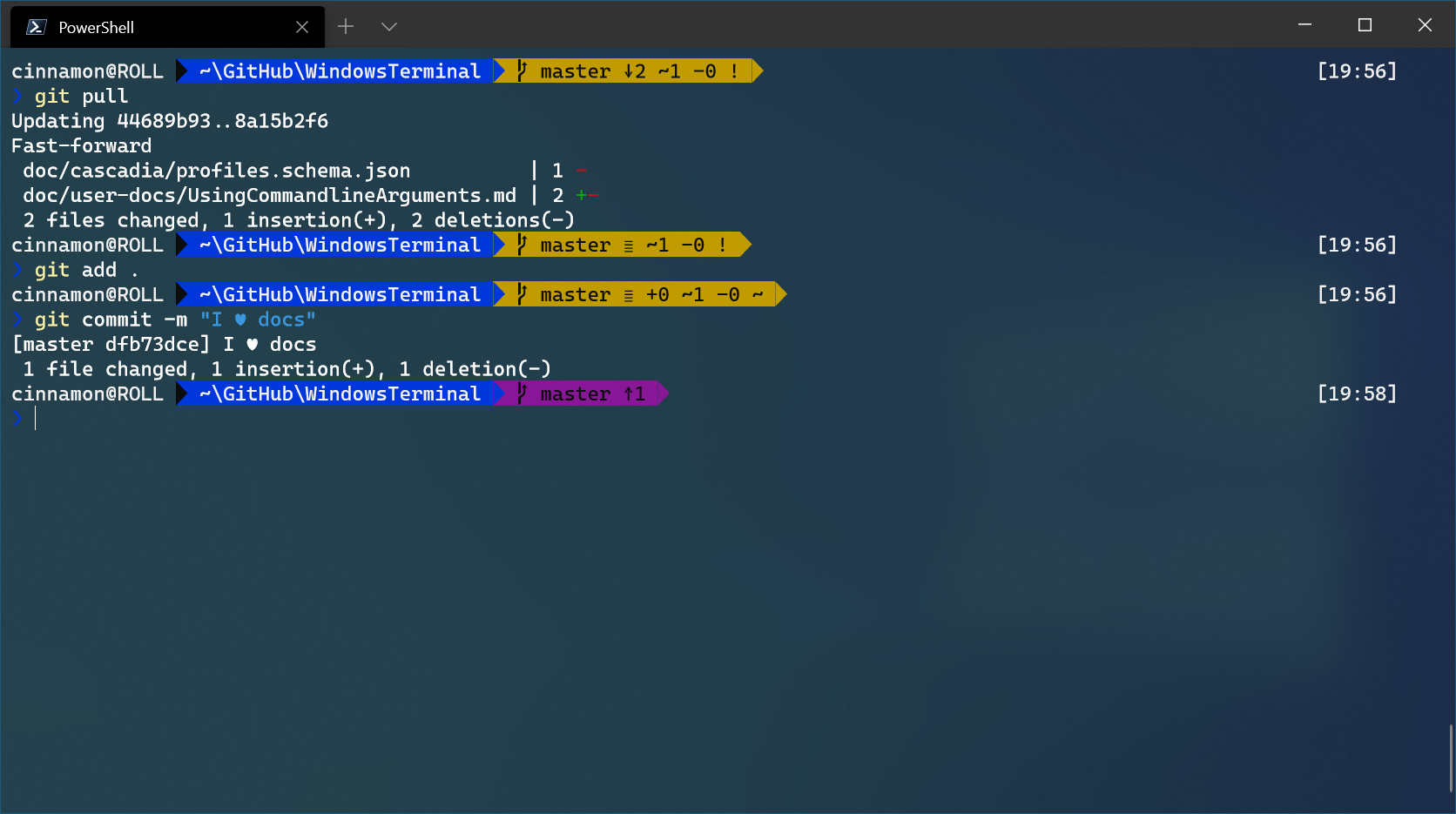 git windows terminal